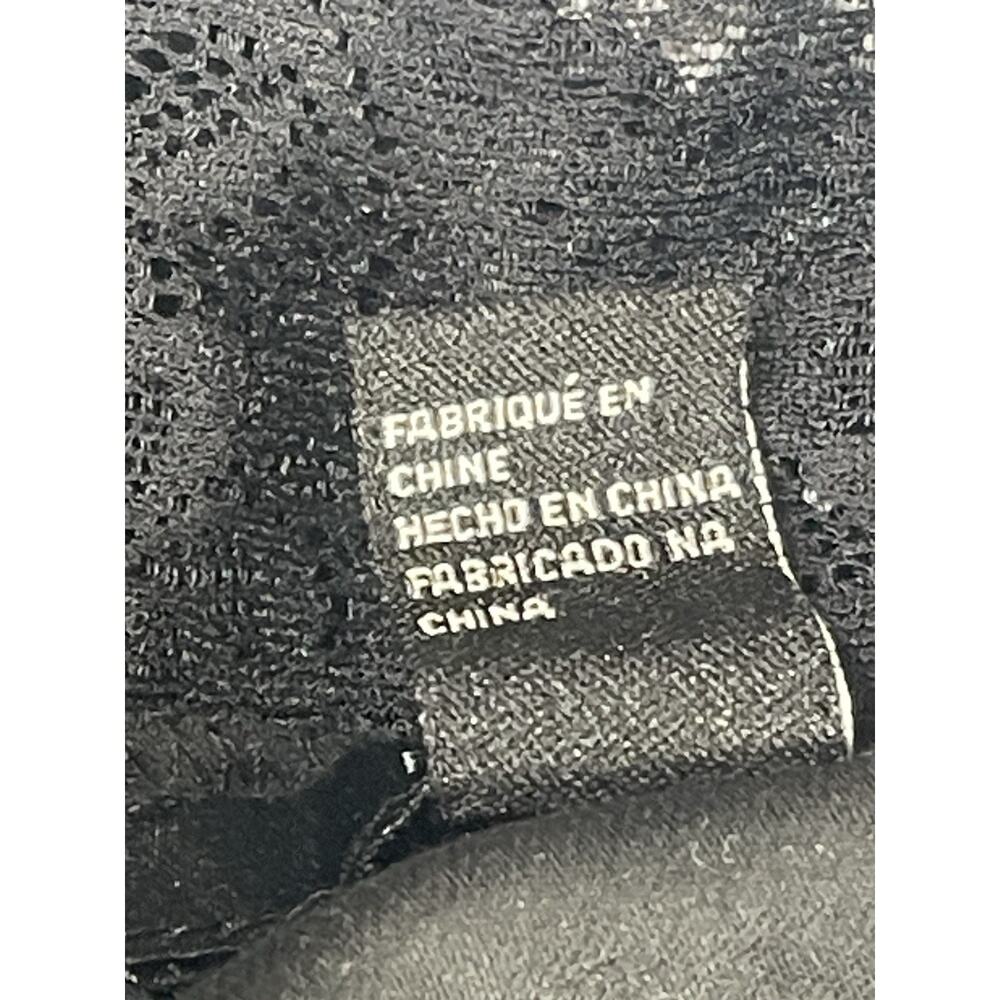 Dark Academia Coquette Black Lace Peplum Top Deep V Gothic Cottagecore Blouse S - Picture 9 of 15